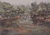 Susan Farquhar, Actinolite #6/25, 1980, lithograph on paper