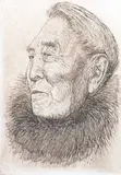 Lorenzo Fracchetti, Weathered Head #30/32, etching on paper