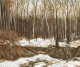 Ronald L. Myren, Late Spring, Mill Creek, 1986, oil on canvas