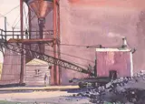 Llewellyn Petley-Jones, Untitled - Crane and Building, Edmonton