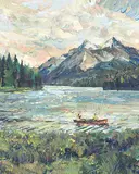 Jack Rigaux, Canoeing on Bow Lake