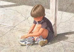 Henry K. Ripplinger, Tying Up, 1975, watercolour on paper board