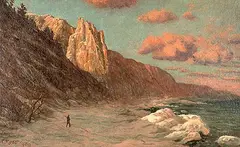 John McPherson Ross, Untitled - The Scarborough Bluffs, Toronto, 1908, 1908, oil on canvas