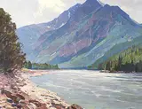 Carl Rungius, Mt. Selwyn, Peace River