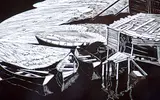 Snake Island, Lake Winnipeg by Walter J. Phillips, 1931, wood engraving on paper, sold May 1995