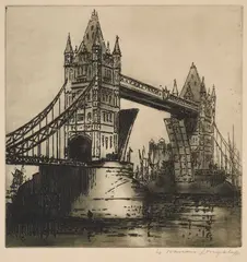 Will Longstaff, Views Of London (I-Ix), etching and aquatint on wove paper each approximately