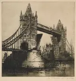 Will Longstaff, Views Of London (I-Ix), etching and aquatint on wove paper each approximately