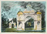 John Piper, Arches, Holdenby, lithograph