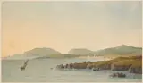 John Warwick Smith, The Western Extremity Of The Isle Of Man Towards Anglesea, watercolour over traces of pencil