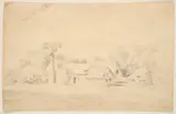 James Ward, Cottage Near Calne, Wiltshire, pencil