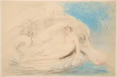 Henry Howard R.a., Birth Of Venus, charcoal and coloured chalks