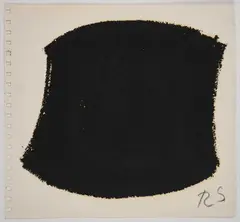 Richard Serra, Untitled (Drawing), oil paint
