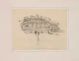 Edward William Cooke R.a., A Collection Of Studies Mainly Consisting Of Details Of Shipping Including, Stern Of The Thetis, W. Indiaman Capt. Burton And Stern Of The Discovery, pencil