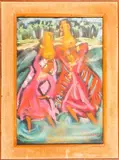 Refaat Ahmed Saleh, Untitled, pastel on board