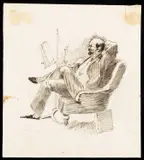 Henry Tonks, A Folio Of Portrait And Figure Studies, pen and ink and pencil