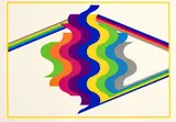 Mohamed Melehi, Sans-titre, 1975, lithographie