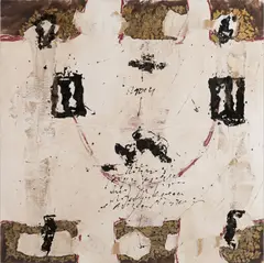Que dire! by Marie Marziac, technique mixte sur toile, sold Jun 2021