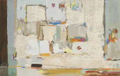 Abdelkader Guermaz, Composition, gouache sur papier