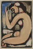 Georges Rouault, Nu de Profil, 1936, aquatinte