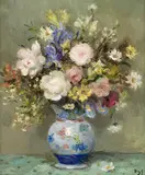 Marcel Dyf, Pivoines, 1984, huile sur toile