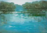 Jagoda Kaczmarczyk-Hudzik, Pejzaż wiślany CXXXV/135, 2026, 2026, olej, płótno