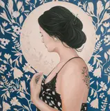 Milena Brudkowska, Portret ciszy, 2025, 2025, olej, płótno