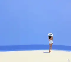 Lena Yasin, Letnia obietnica, 2026, 2026, akryl, płótno