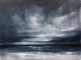 Olga Pietruszka, Memories of Baleal Bay, 2026, 2026, akryl, płótno
