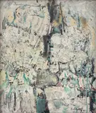Aleksander Kobzdej, Szczelina, 1965, 1965, olej, płótno