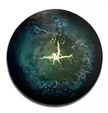 Martyna Łuszczyńska, Rhythms - Malachite deep green, 2026, 2026, olej, płótno