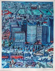 Edward Dwurnik, Warszawa. Zmieniamy się na dobre, 2012, 2012, inkografia, papier