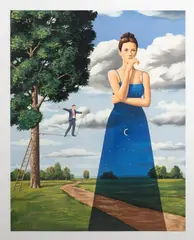 Rafał Olbiński, Letnie małżeństwo, litografia