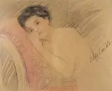 Teodor Axentowicz, Zamyślona, 1904 r.