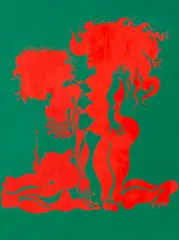 Jan Dobkowski, Kontestacja, 1972, 1972, olej, płótno