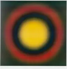 Wojciech Fangor, M5, 1966/2002, serigrafia barwna, papier
