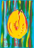 Edward Dwurnik, Tulipan, 2018, 2018, akryl, płótno