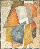Jan Aniserowicz, Abstrakcja, olej, płótno