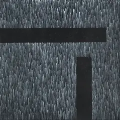 Anna Szprynger, Czarne (24), 2013, 2013, akryl, płótno