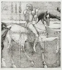 Ryszard Stryjec, Mrok, 1985, 1985, akwaforta, papier