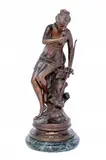 Lucie Signoret-Ledieu, Figura "Źródło", brąz patynowany, podstawa z marmuru
