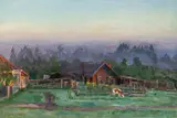 Stanisław Żukowski, Widok na gospodarstwo (Leśniczówka), 1930 r.