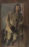 Kazimierz Pochwalski, Weteran, 1884 r., 1884, olej, tektura
