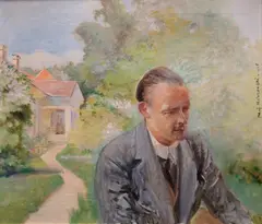Jacek Malczewski, Portret syna Rafała, 1925 r., 1925, olej, płótno