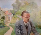 Jacek Malczewski, Portret syna Rafała, 1925 r., 1925, olej, płótno