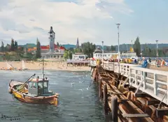 Henryk Baranowski, Sopot, olej, płótno