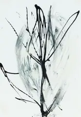 Magdalena Abakanowicz, Bez tytułu, 2004, 2004, tusz, akryl, papier, 29