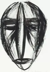 Magdalena Abakanowicz, Bez tytułu, 2001, 2001, tusz, papier