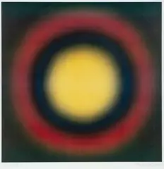 Wojciech Fangor, M5, 1966/2002, serigrafia barwna, papier