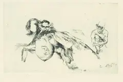 Agata Schubert, Nachgedanken/Refleksja, 1994, 1994, akwaforta, papier, 17