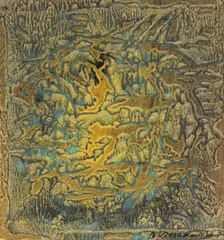 Bronisław Kierzkowski, Bez tytułu (z teki Konfrontacje), 1960, 1960, gwasz, papier